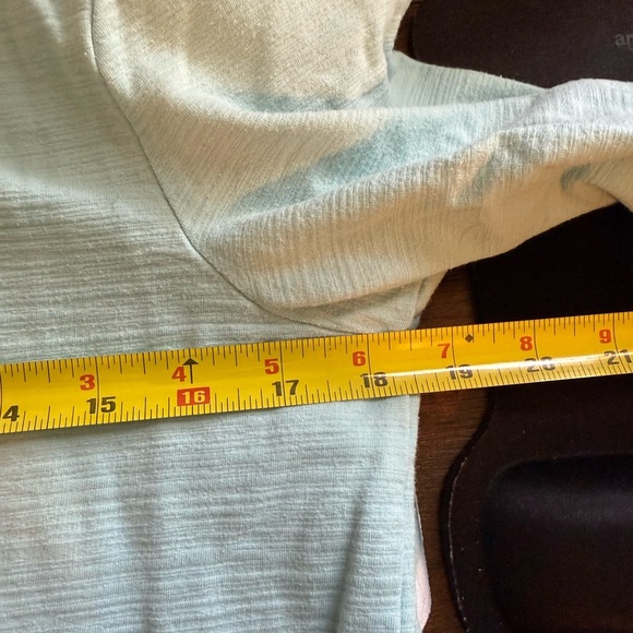 T by Talbots Full Zip Sweatshirt Jacket Teal Green UPF 50 Womens Size Medium GUC - Picture 6 of 6